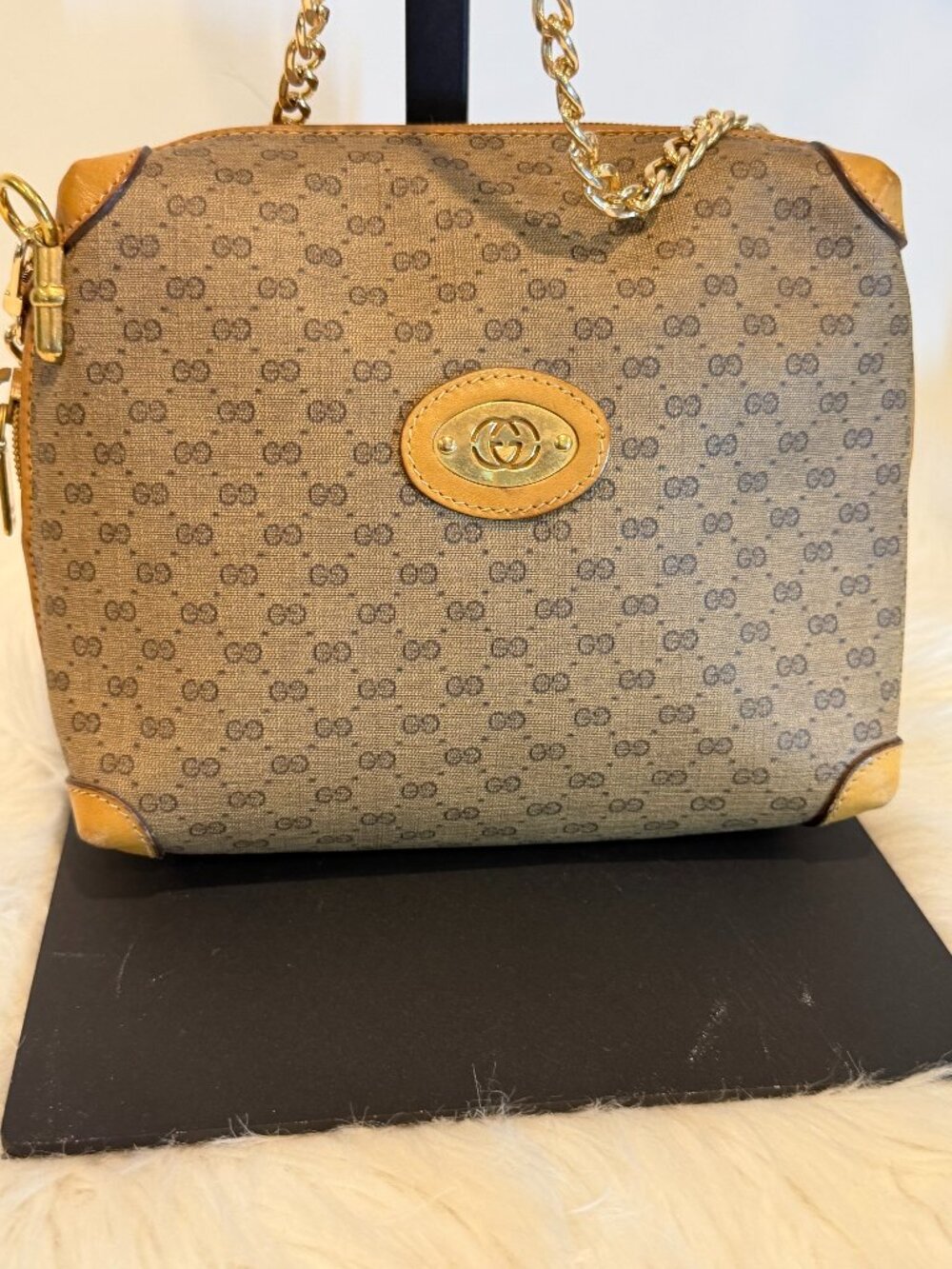 Vintage Gucci Micro GG Supreme Crossbody Bag